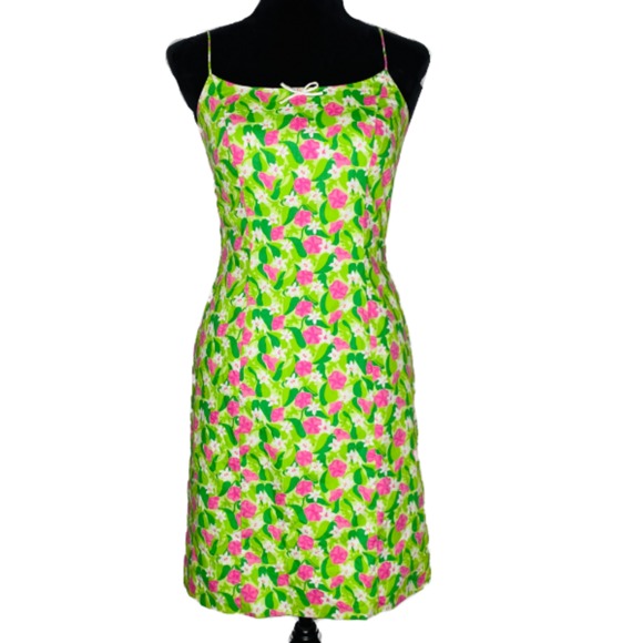 Lilly Pulitzer Dresses & Skirts - Lilly Pulitzer 2 Slip Dress Fine Vine in Pistachio